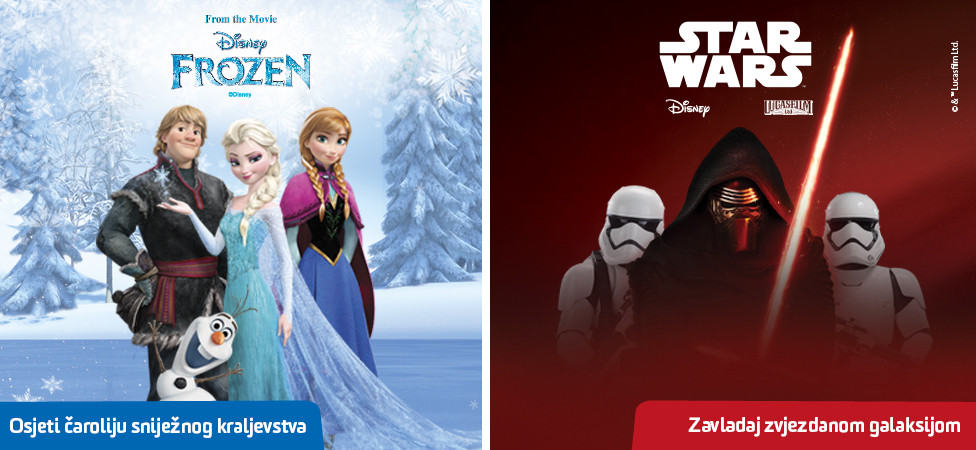 Disney Frozen i Star Wars avantura počinje!