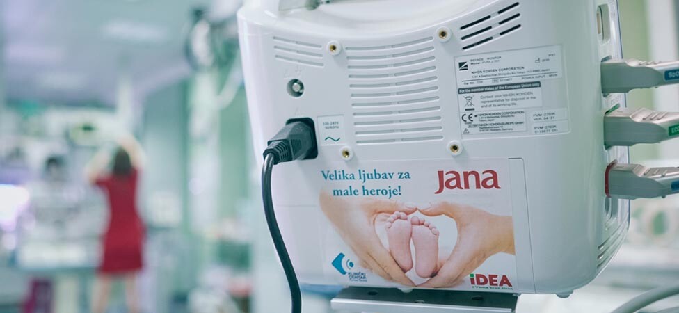 IDEA i Jana - Kroz akciju Velika ljubav za male heroje donirana tri monitora