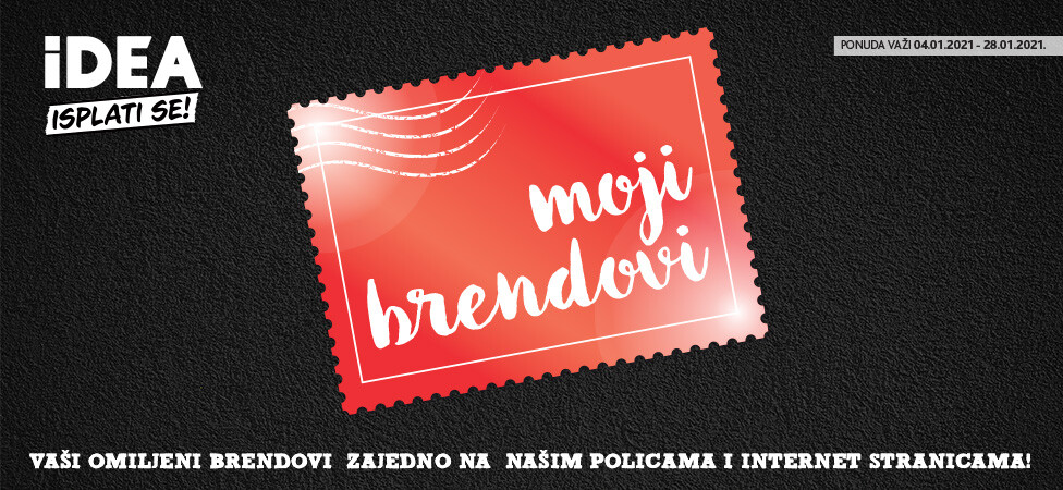 Moji brendovi ponovo u IDEA prodavnicama