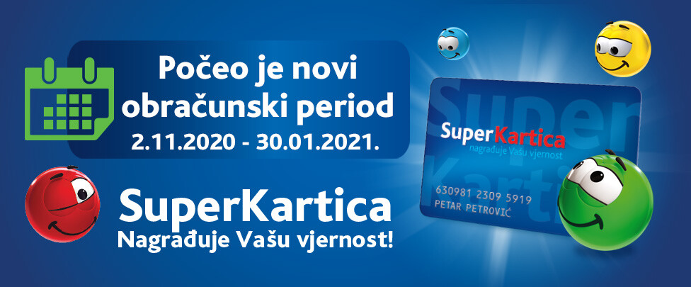 Super Kartica  - Počeo novi obračunski period
