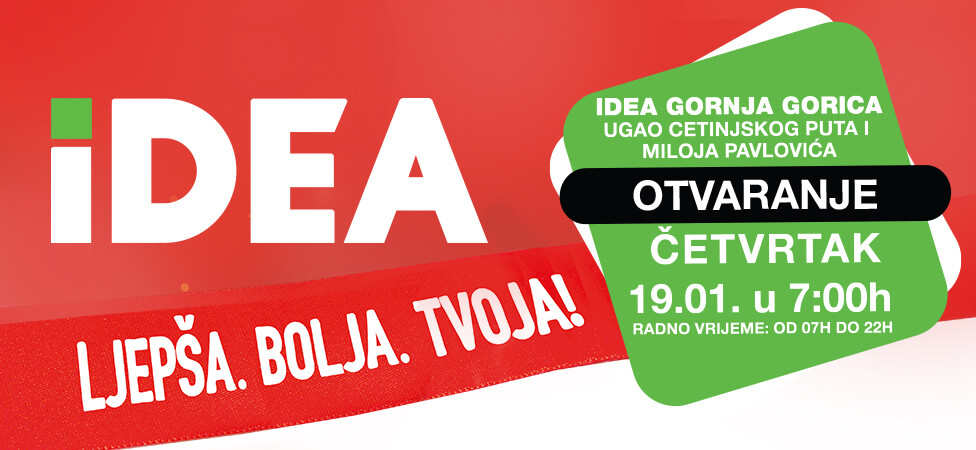 Tri dana iznenađenja u novoj IDEA prodavnici u Gornjoj Gorici
