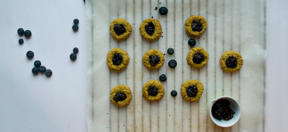 Matcha chia cookies