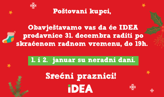 Obavještenje o neradnim danima