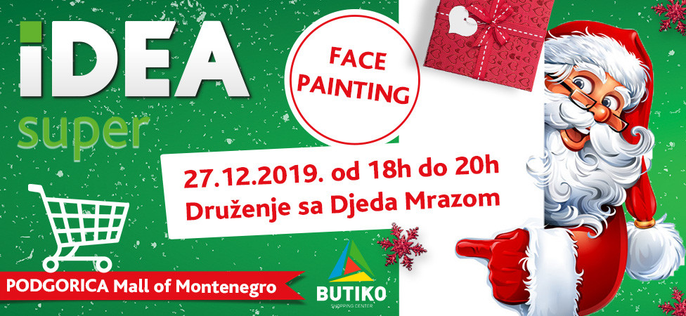 IDEA Druženje sa Djeda Mrazom u Podgorici 27.12.