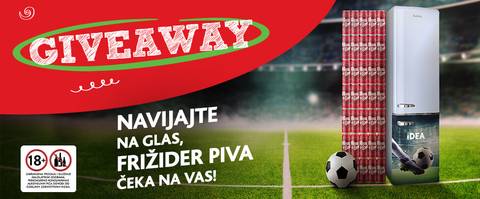 Navijajte na glas, frižider piva čeka na vas!