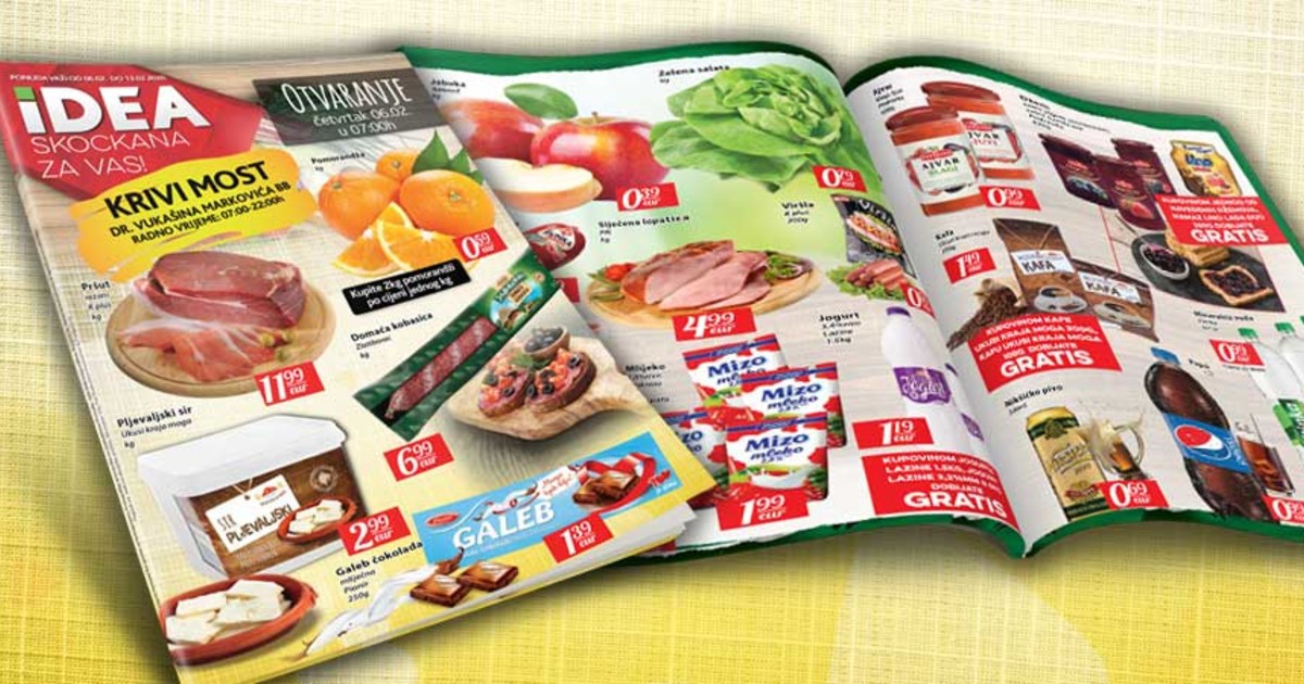 Otvaranje Nove Idea Prodavnice Sjutra U Podgorici Idea