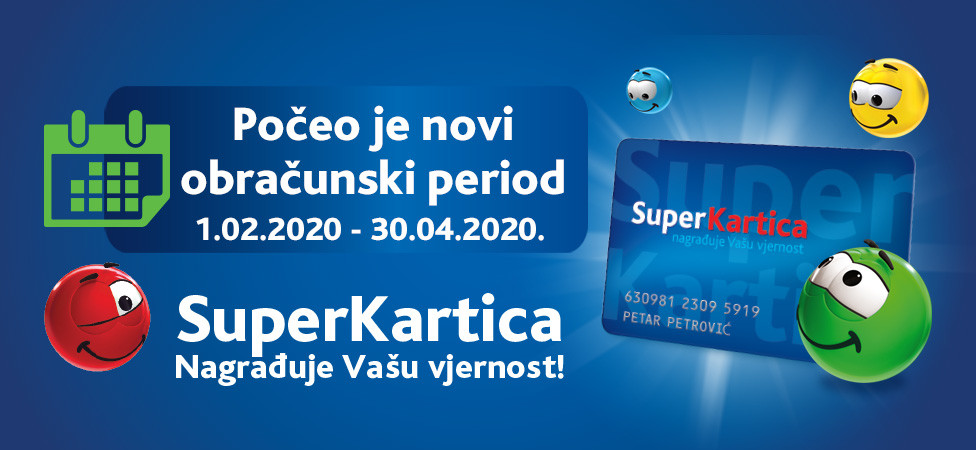 Počinje novi obračunski period za korisnike Super Kartice