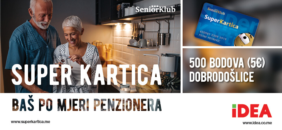 Senior Super Kartica donosi posebne povoljnosti za penzionere