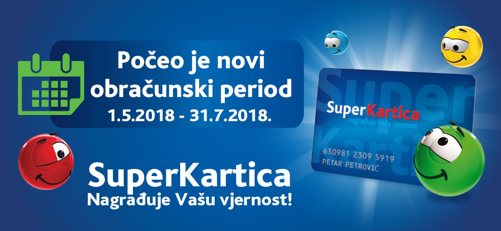 SUPER KARTICA - novi obračunski period